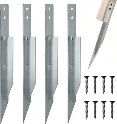 Produktbild von Set von 4 Erdanker für Gartenschaukel und Zäune