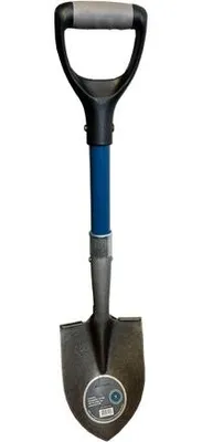 Produktbild von MMXX Mini-Schaufel 70cm mit Fiberglas-Stiel - Kompakter Spaten mit Trittschutz & 2K-D-Griff für Auto, Garten & Camping