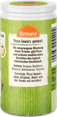 Obrázek produktu pro Ostmann 251104007 Ostmann Pizza Gewürzmischung, 15,0 g