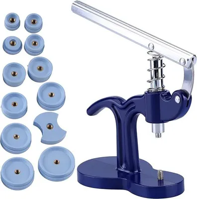Produktbild von Uhr Presse Einpresswerkzeug – 12 Druckplatten & Kunststoffeinsätze für Uhr Reparatur