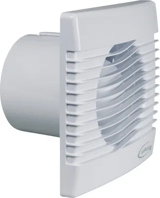 Produktbild von Europart 10031638 Abluft Ventilator Lüfter 100er 15W 2400 U/min Wohnraumventilator Wandventilator Badventilator Feuchtraumlüfter mit Nachlauf Timer für Wand Bad Toilette
