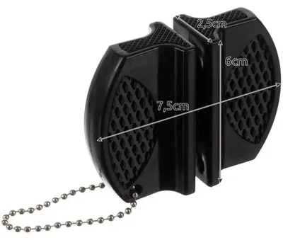 Obrázek produktu pro Pronett XJ4974 Brousek na nože oboustranný černá