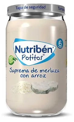 Image de Nutribén Potito Suprema merlu et riz 235g