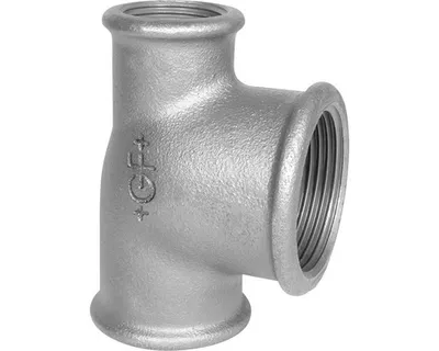 Obrázok produktu pre Pozinkovaná T-kusová spojka GF č. 130 3/4" x 1/2" x 1/2"
