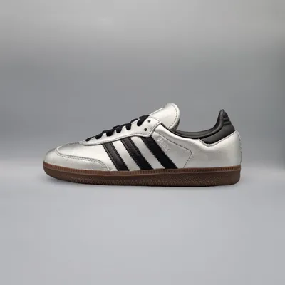 Produktbild von adidas Samba OG Silver Metallic Black Gum (Womens) - 38 Größe: 38