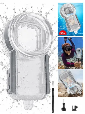 Zdjęcie produktu dla Obudowa wodoszczelna podwodna 50m do Insta360 X5 niewidoczna 360° Puluz / PU1206T