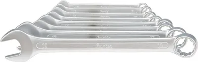 Produktbild von Fortis 4317784792301, 8,9,10,11,13,14,17,19 mm, Chrom-Vanadium-Stahl, 15°, 8 Stück(e)
