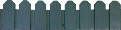 Image de 4 bordures flexibles en plastique - Vert - 20x80cm
