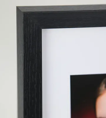 Produktbild von 2er 3er 5er Set Holz Bilderrahmen Lifestyle Plexi Foto Rahmen Collage Wanddeko Poster HR-25 - Farbe: 5er Pack Schwarz | Format: 13x18