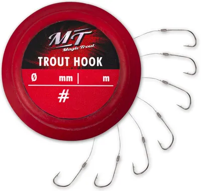 Produktbild von Quantum Magic Trout Angelhaken 200cm - 7 gebundene Forellenhaken, Hakengröße/Schnurdurchmesser:Gr. 10 / 0.16mm