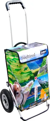 Produktbild von James Einkaufstrolley - SUEDTIROL - stabiler Einkaufswagen mit individuellem Design - mehrfarbig: bunt in Ausführung: Royal-Luftraeder