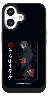 Produktbild von NIVOCASE Handyhülle für Apple iPhone 16 Hülle NIVOpure Case Schwarz Naruto Shippuden Offizielles Lizenzprodukt Itachi Uchiha