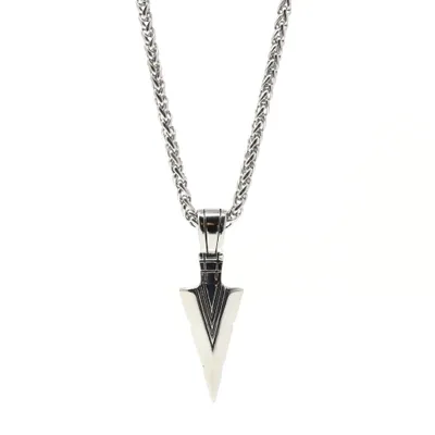 Produktbild von 316 EGYPTIAN ARROW 60 cm / Silber / Edelstahlkette