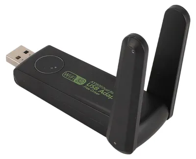 Imagen del producto de Adaptador de red inalámbrica USB profesional, Gigabit, de doble banda (2.4G y 5G), transmisor y receptor inalámbrico de 150 Mbps para computadoras de escritorio, portátiles y PCs