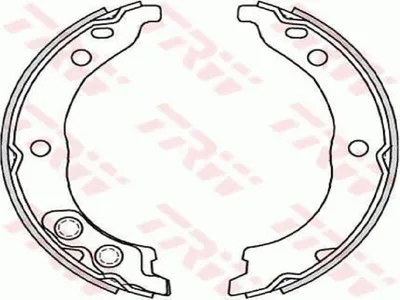 Produktbild von Trw Bremsbackensatz, Feststellbremse Hinterachse GS8715