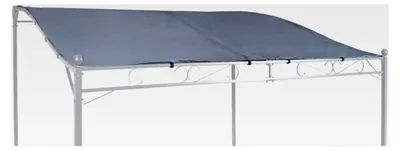 Produktbild von Ersatzdach für Anbaupavillon grau 2,5 x 3 m