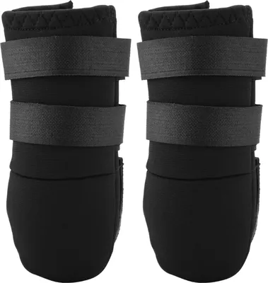 Image de 2 bottes pour chiens de différentes tailles avec deux sangles réglables, semelle antidérapante, L