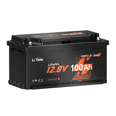 Produktbild von 12V 100Ah H190 LiFePO4 Batterie DIN H8 mit Bluetooth 1280Wh Stromspeicher für Wohnmobile, Wohnwagen