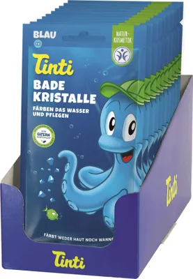 Produktbild von Tinti Badekristalle Blau, 60 g BAD