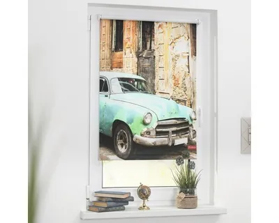 Obrázek produktu pro Roleta na okno Lichtblick bez vrtání zelená Kuba 90x150 cm včetně upínacích držáků