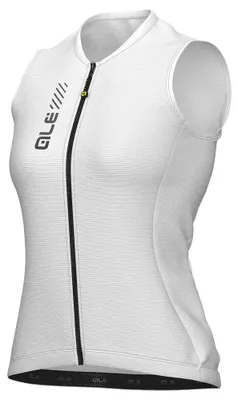 Produktbild von ALÉ Ärmelloses Fahrradtrikot - PRAGMA COLOR BLOCK - Weiß S