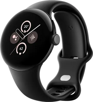Produktbild von Google Pixel Watch 2 schwarz obsidian, Smartwatch, WiFi, AMOLED - 320 ppi