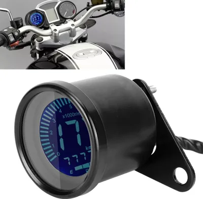 Produktbild von Motorrad 7 Farben LCD Meter Tachometer Kilometerzähler Messgerät Instrument Modifikation Zubehör