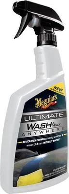 Produktbild von Meguiar's Ultimate Wash and Wax Anywhere, Auto, Spray, Exterior, Weiß, 768 ml, 850 g