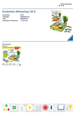 Image de Mon jeu d'imitation de chansons pour enfants Ravensburger 04172