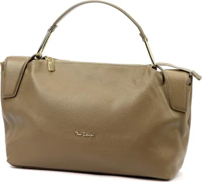 Produktbild von Damen Schultertasche, echtes Leder, Pierre Cardin, Reißverschluss, verstellbarer Trageriemen, Italy