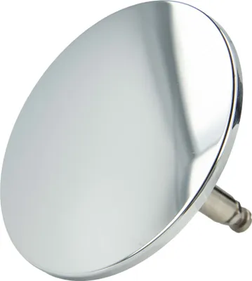 Produktbild von tecuro Ventilkegel Badewannenstopfen, Ø 72 mm, höhenverstellbar, Kunststoff verchromt, Seilzug-Drehbetätigung