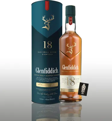 Produktbild von Glenfiddich Single Malt Scotch Whisky 18 years 0,7l (40% vol.) inkl. Geschenkbox (s.Bild) - [Enthält Sulfite]