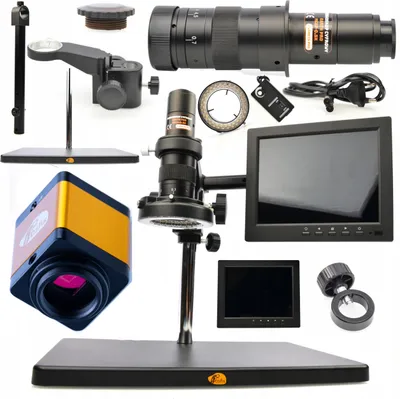 Obrázok produktu pre Rosfix Set Earth Pro MCEP-0.5X – Digitálny Stereo Mikroskop So 7 – 45x Zoomom | 8” Displej, 56x LED Osvetlenie, Kamera s C-mountom