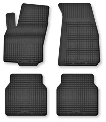 Zdjęcie produktu dla Dywaniki gumowe do Nissan Navara IV 2014- – 4 szt., czarne, dobierane – Wielganizator Semi-Universal