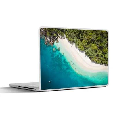 Produktbild von MuchoWow® Laptop Aufkleber Sticker Cover Strand - Steine - Australien 36.5x27.5 cm - Laptop-Sticker