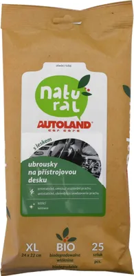Produktbild von Ubrousky na palubní desku NATURAL ECO lesk 25ks