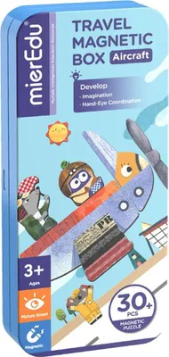 Image de MIEREDU MierEdu - Boîte de puzzle magnétique - Avions