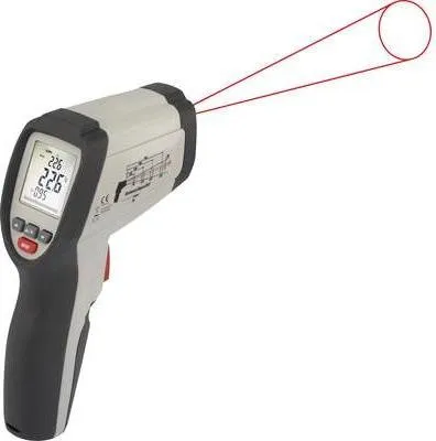 Zdjęcie produktu dla VOLTCRAFT IR 800-20C Infrarot-Thermometer Optik 20:1 -40 bis 800 °C Pyrometer (VC-8013705)