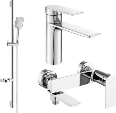 Produktbild von Mexen Zero DS62 Badewannenset, Chrom - 71103DS62-00