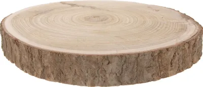 Immagine prodotto di Disco di legno naturale - 23-28 cm - Disco di legno decorativo - Modello: medio
