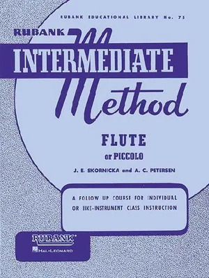 Produktbild von Rubank Intermediate Method: Flute or Piccolo - Flute Music Book - Piccolo Sheet Music Book - Sheet