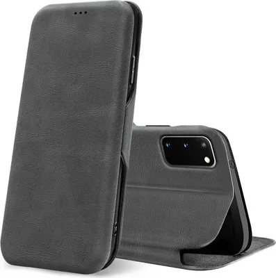 Produktbild von Conie Retro Klapp Tasche für Samsung Galaxy S20 Kartenfach Hülle Rundumschutz in Grau