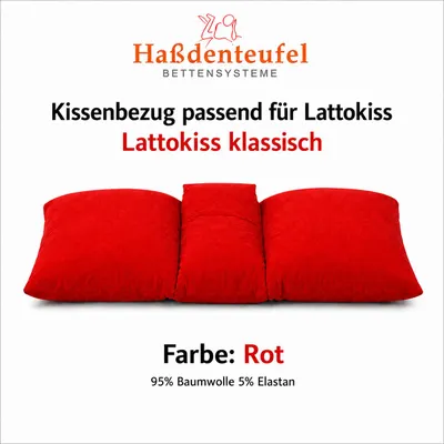 Produktbild von Kissenbezug passend für Lattoflex Lattokiss 35 × 80 cm, KI-generiertes Bild
