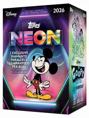 Obrázok produktu pre Disney Topps Neon 2026 Value Box – ORIGINAL COLLECTOR’S PACKETS