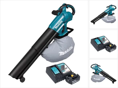 Produktbild von Makita DUB 187 RG Akku Laubbläser und Laubsauger 18 V Brushless + 1x Akku 6,0 Ah + Ladegerät