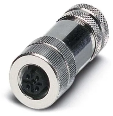 Produktbild von Phoenix 1507777, M12, Edelstahl, Zink, Nickel, IP67, 4 A