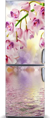 Produktbild von Tulup Kühlschrankdekoration - Magnetmatte - 60 cm x 180 cm - Magnet auf dem Kühlschrank - Orchidee