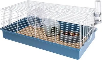 Produktbild von Käfig für Hamster und Mäuse mit Zubehör - 57,5 x 31 x 21,5 cm