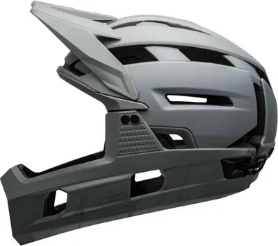 Produktbild von Bell Super Air R Spherical Fahrradhelm, Farbe:matte gloss gray, Größe:M