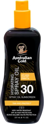Zdjęcie produktu dla Olejek do opalania spray Australian Gold Carrot Intensifier 237 ml szybsza intensywna opalenizna promienna skóra